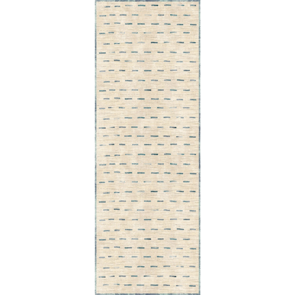 Sando Natural Teal Rug